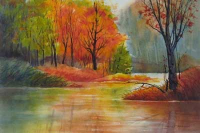 Watercolour by Janice Addison