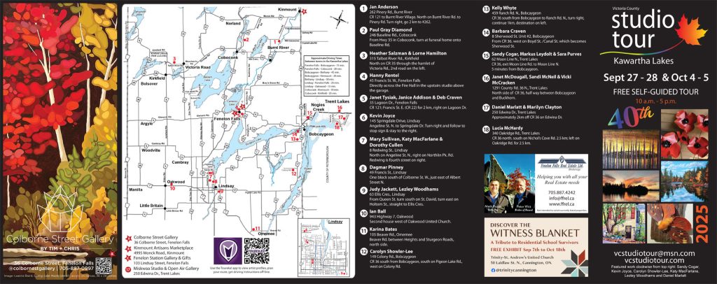 Map side of brochure